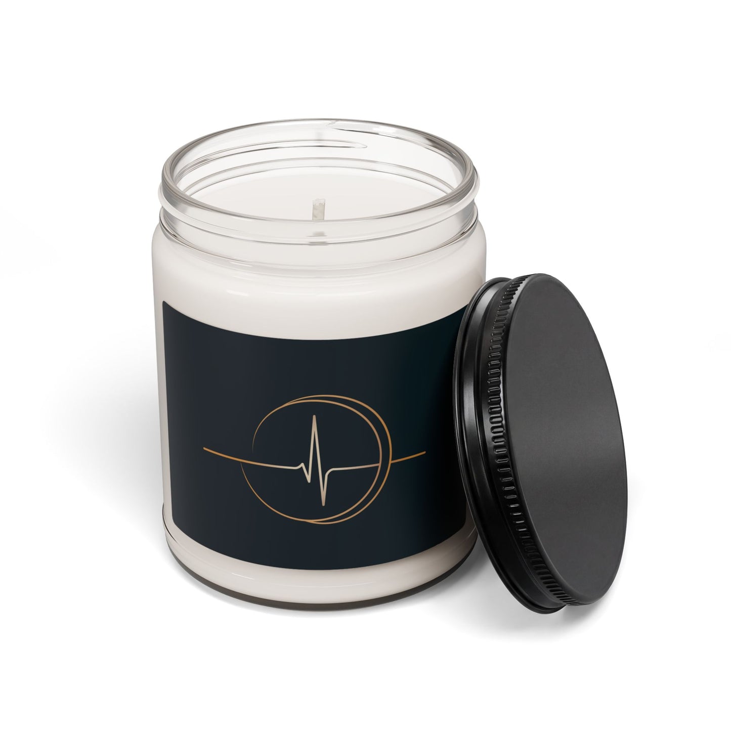 Heartbeat Line Candle Scented Soy Candle | 9oz Jar