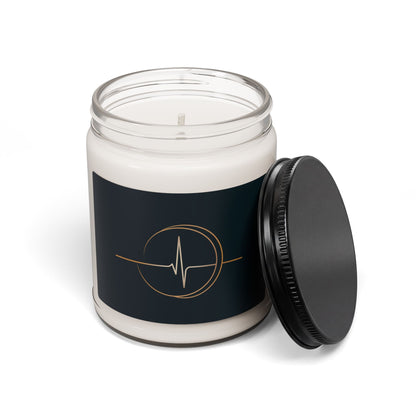 Heartbeat Line Candle Scented Soy Candle | 9oz Jar